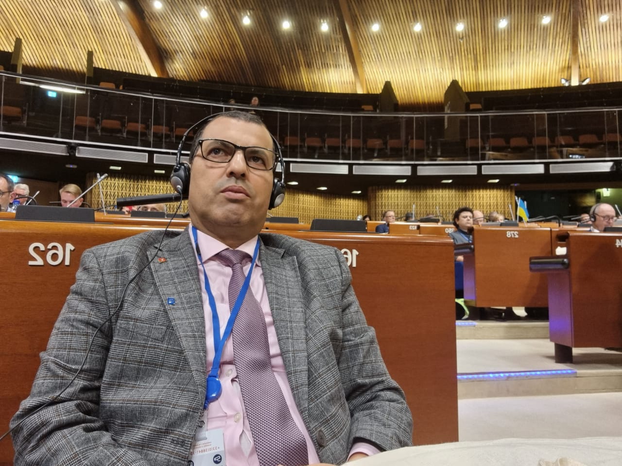La participation de M. Abdelaziz DEROUICHE,  Président de l’Association Marocaine des Présidents des Conseils des Préfectures et des Provinces, aux travaux de la 42ème session de la Conférence des Pouvoirs Locaux et Régionaux du Conseil de l’Europe du 24 au 25 mars 2022 à Strasbourg.